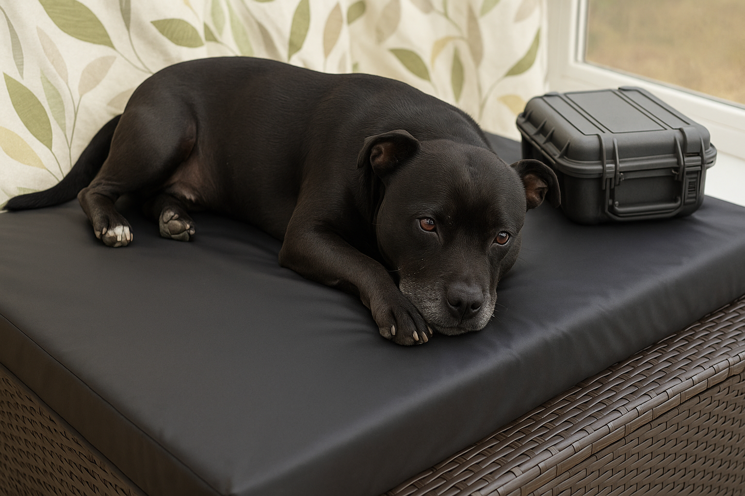 handcrafted dog pemf bed